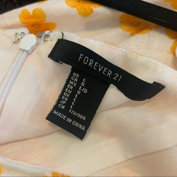 ⭐️ NEW Forever 21 Floral Linen Mini Dress - Picture 6 of 6